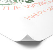 母は母の日のポスターに世界を意味する ポスター (角)