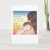 母は母の日カードを武装させます カード (正面)