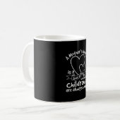 母は母ハート コーヒーマグカップ (正面左)