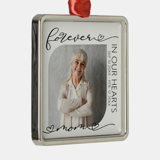 母は永遠に私たちのハート記念聖降誕祭 メタルオーナメント (右)