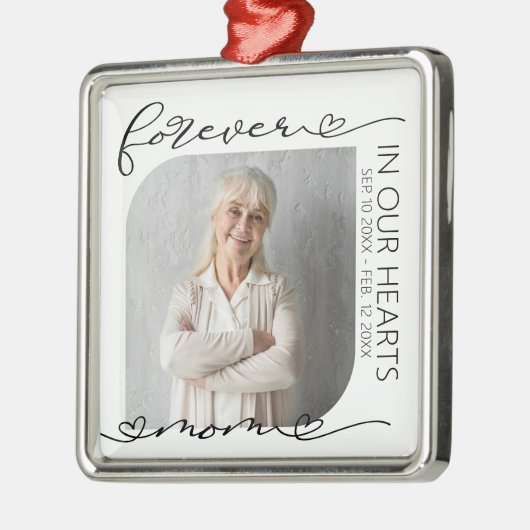 母は永遠に私たちのハート記念聖降誕祭 メタルオーナメント (左)