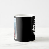 母は永遠の友 1 写真 ブラック コーヒーマグカップ (中央)