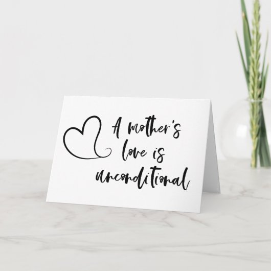 母は無条件おもしろい カード (正面)
