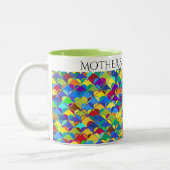 「母は特別だ」コーヒーまたはティーマグカップ。 ツートーンマグカップ (左)