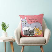 母は猫と子猫を愛している クッション (椅子)