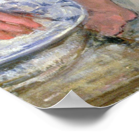 母は眠い子供を洗うしようとしている, 1880 (油o ポスター (角)