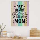 母は私のもっとも偉大呼び出し母をギフト ポスター (キッチン)