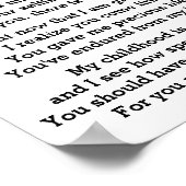 母は私のスーパースター ポスター (角)