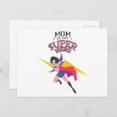 母は私のスーパーヒーローだ ポストカード (正面/裏面)