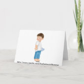 母は私のバレンタインデーのグリーティングカード シーズンカード (裏面)