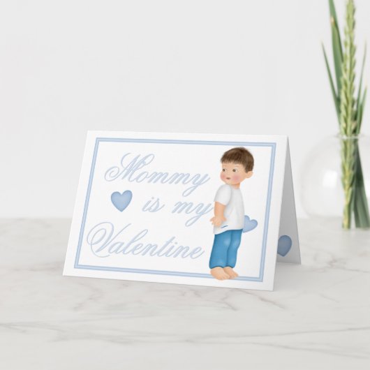 母は私のバレンタインデーのグリーティングカード シーズンカード (正面)