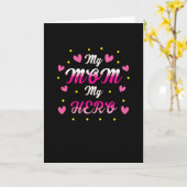 母は私のヒーロー カード (黄色い花)