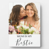 母は私のベストネームパーソナライズされた写真 フォトプラーク (正面)