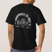 母は私の女王だ Tシャツ (裏面)