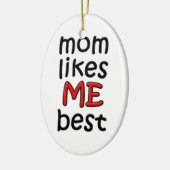 母は私を好最高のオーナメント セラミックオーナメント (左)