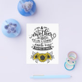 母は花のようで、かわいい母の日の贈り物 チラシ (シングル)