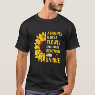 母は花の如く一人ひとりが美しい Tシャツ