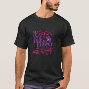 母は花の如く一人ひとりが美しい Tシャツ