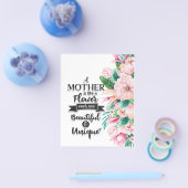 母は花の贈り物、母の日の贈り物のようなものだ チラシ (シングル)