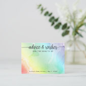 母は虹の水の色アドバイスカード エンクロージャーカード (スタンド正面)