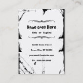 母は解剖学的ハートがある コーリングカード (裏面)