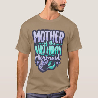 母は誕生日の人魚の母マーメイドママおもしろい Tシャツ
