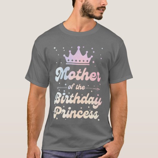 母は誕生日プリンセス友人 Tシャツ (正面)