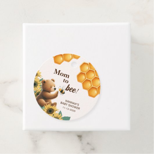 母は赤ちゃんシャワーを心待ちにする フェイバータグ (インサイチュ)