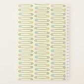 母は黄色おむつピン妊娠プランナー プランナー手帳 (裏面)