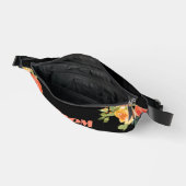 母は黒い水の色のフローラ ファニーパック (見開き)