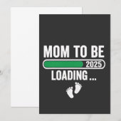 母は2025妊娠ママ新年をロードする サンキューカード (正面/裏面)