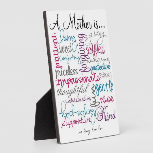 母は フォトプラーク (側面)