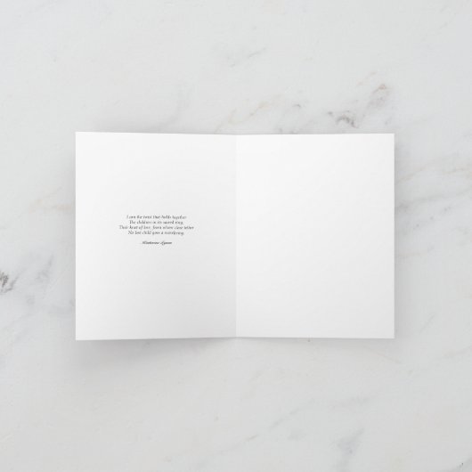 母へのオード カード (内部)