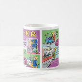 母へのギフト おかしな母の誕生日 コーヒーマグカップ (中央)