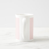 母へのギフト,最高の母,Pinkチェック柄 ボーンチャイナマグカップ (裏面)