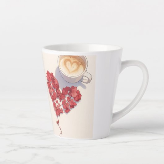 母へのコーヒーのギフト カフェラテマグ (右)