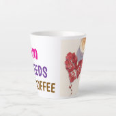 母へのコーヒーのギフト カフェラテマグ (正面)