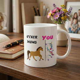 母への情熱と家族への献身 コーヒーマグカップ