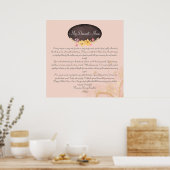 母への愛情の言葉のみ ポスター (キッチン)