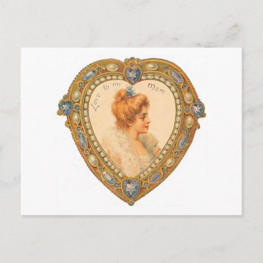 母への愛 ポストカード (正面)