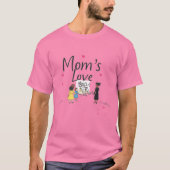 母への愛 国際婦人デーTシャツ Tシャツ (正面)