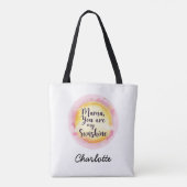 母への感傷的ギフト | お前は僕の日光だ トートバッグ (裏面)