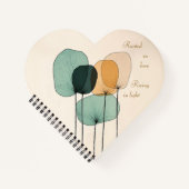 母への感謝の日記 – 愛に根ざした3 ノートブック (正面)