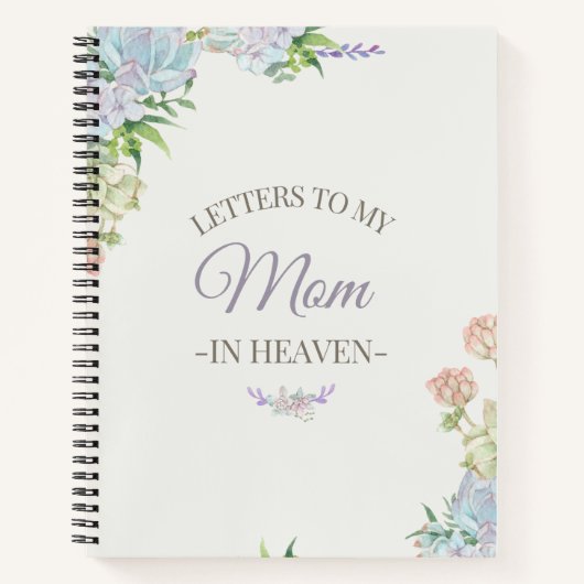 母への手紙天国帳 ノートブック (正面)