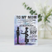 母への手紙＆ソファブランケット, インテリア・雑貨 招待状 (スタンド正面)