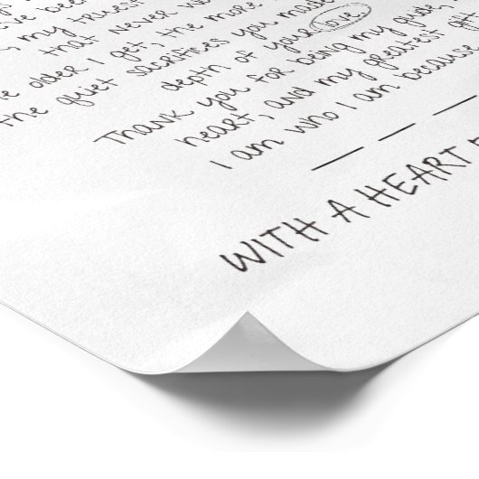 母への手紙 ポスター (角)