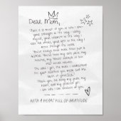 母への手紙 ポスター (正面)