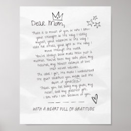 母への手紙 ポスター