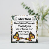 母への母の日感謝カード シーズンカード (スタンド正面)