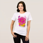 母への永遠の花デザイン トライブレンドＴシャツ (正面全面)